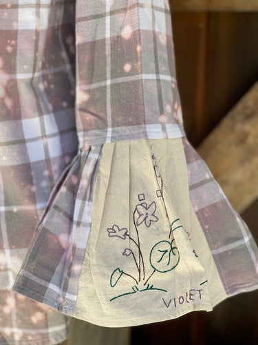 TWILIGHT STAG Flared Sleeve Flannel